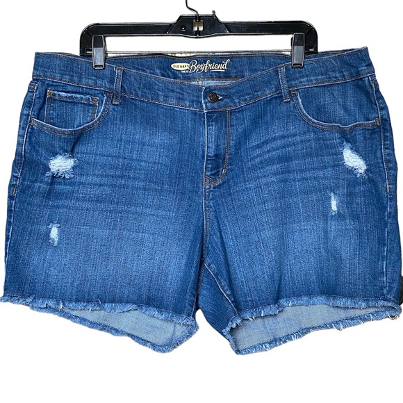 Old Navy distressed jean shorts - Picture 1 of 7